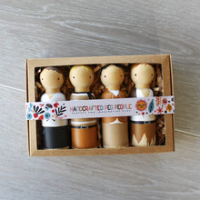 Load image into Gallery viewer, Pirate Pals Wooden Doll Set
