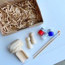 Load image into Gallery viewer, Mushroom &amp; Peg Doll Paint Kit
