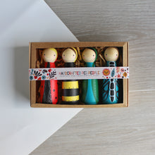 Load image into Gallery viewer, Beetle Besties Wooden Doll Set
