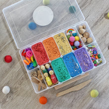 Load image into Gallery viewer, Rainbow Realm Sensory Play Dough Kit
