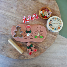 Load image into Gallery viewer, Decorate a Gingerbread Man Christmas Travel Kit
