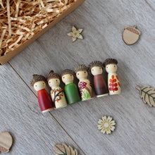 Load image into Gallery viewer, Autumn Wooden Doll Set
