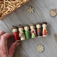 Load image into Gallery viewer, Autumn Wooden Doll Set
