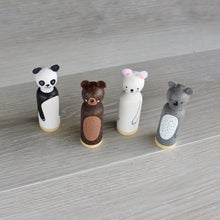 Load image into Gallery viewer, Bear Bros Wooden Doll Set
