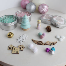 Load image into Gallery viewer, Christmas Sugarplum Fairy Mini Sensory Play Dough Kit
