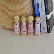 Load image into Gallery viewer, Blush Belles Wooden Doll Set
