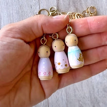 Load image into Gallery viewer, Peg Doll Key Ring &amp; Bag Charm
