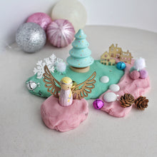 Load image into Gallery viewer, Christmas Sugarplum Fairy Mini Sensory Play Dough Kit
