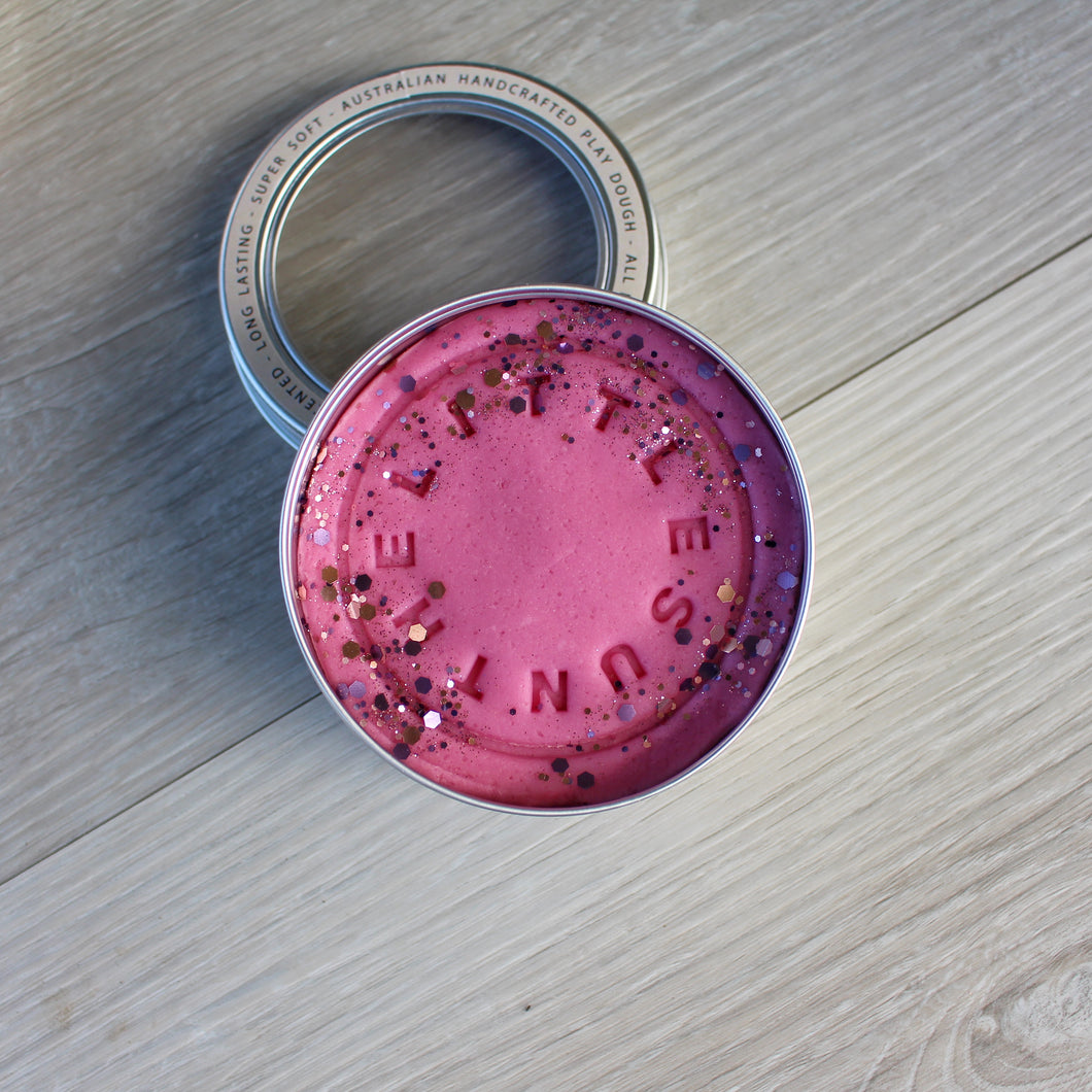 Poppy Pink Sensory Play Dough - Scented with Rose Essential Oil