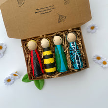 Load image into Gallery viewer, Beetle Besties Peg Doll Collection
