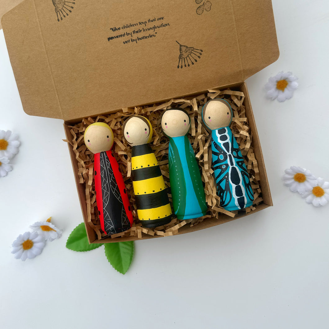 Beetle Besties Peg Doll Collection