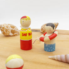 Load image into Gallery viewer, Beach Peg Dolls
