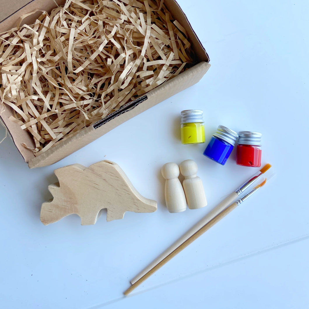 Dino & Peg Doll Paint Kit