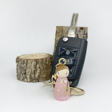 Load image into Gallery viewer, Peg Doll Key Ring &amp; Bag Charm
