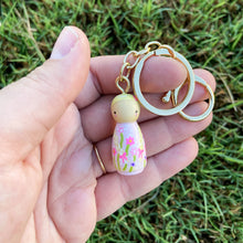 Load image into Gallery viewer, Peg Doll Key Ring &amp; Bag Charm
