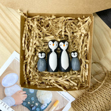 Load image into Gallery viewer, Penguin Wooden Doll Family Set - DISCONTINUED
